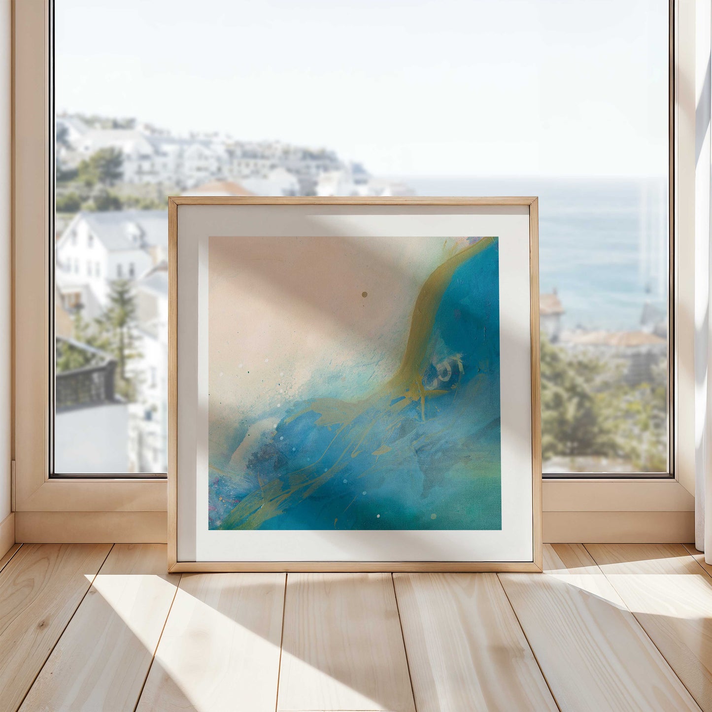 Larimar - Fine art abstract print - Open Edition